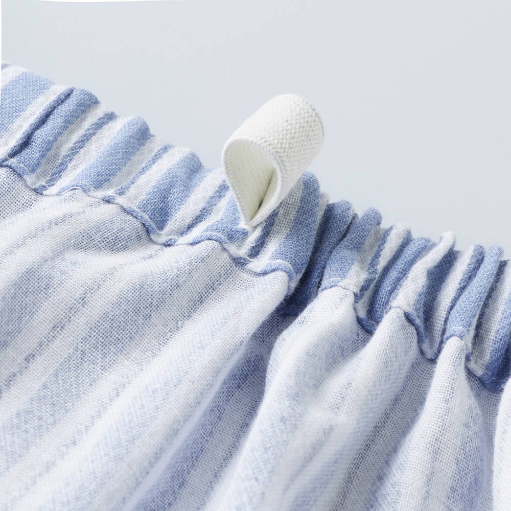 【部屋干しOK】綿100% ダブルガーゼ 長袖長パンツ パジャマ SF2106EC E1