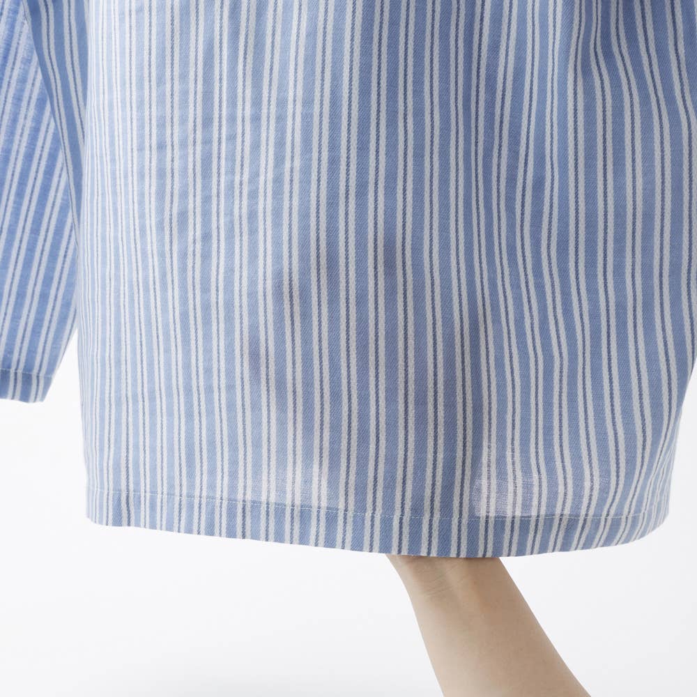 【部屋干しOK】綿100% ダブルガーゼ 長袖長パンツ パジャマ SF2106EC E3