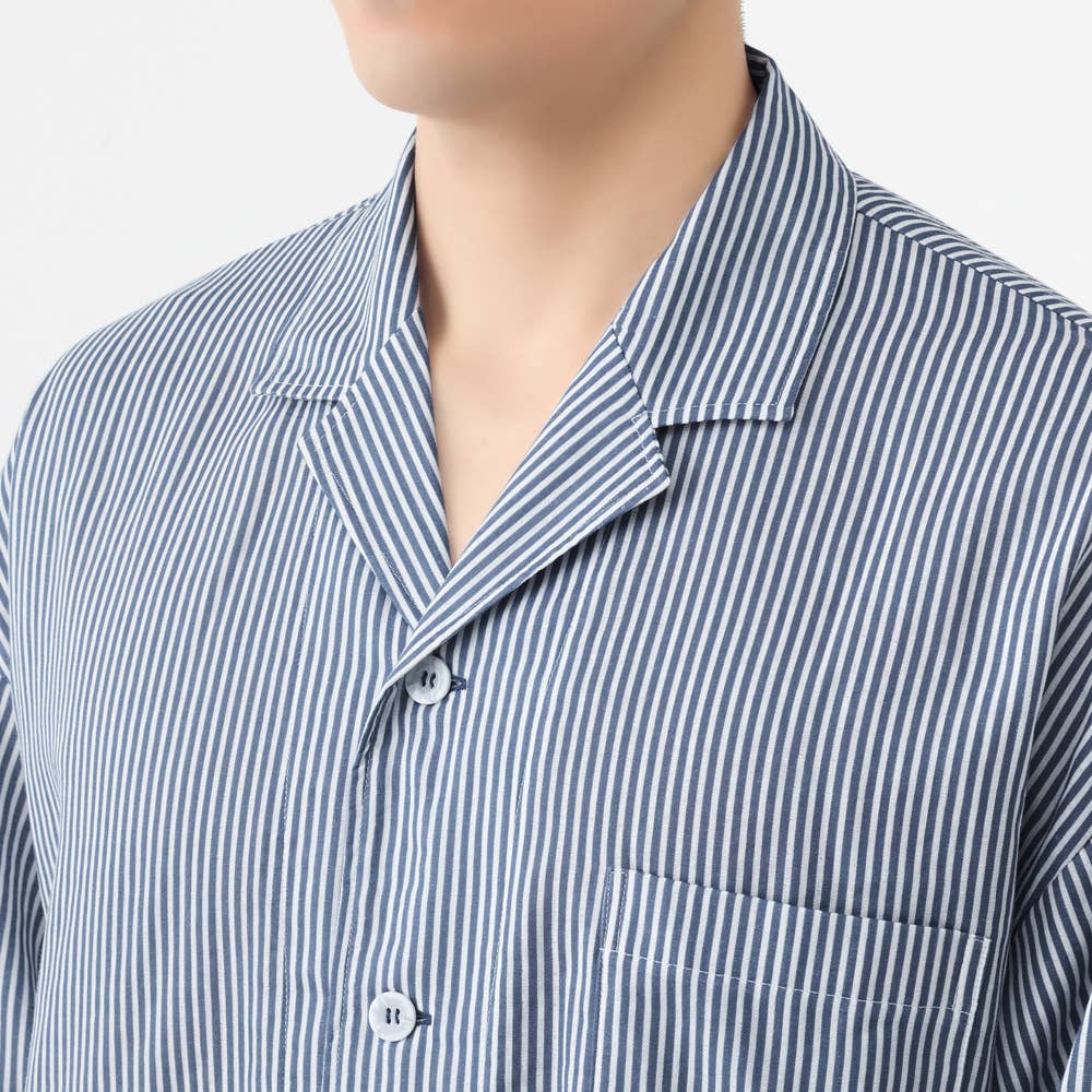 【アセドロン】 汗むれ軽減 Wガーゼパジャマ 長袖長パンツ【送料無料】 SF4554 E11