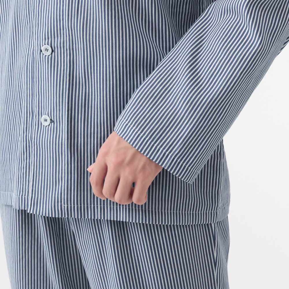 【アセドロン】 汗むれ軽減 Wガーゼパジャマ 長袖長パンツ【送料無料】 SF4554 E13