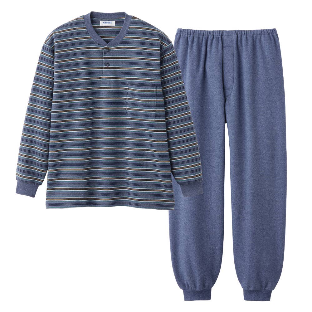 コーカングンゼ毛コットン上下組Lサイズ コーカングンゼ毛コットン上下