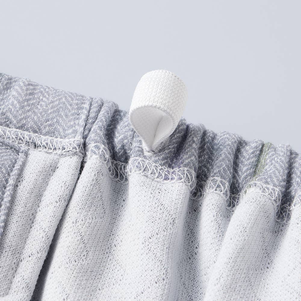 【襟元保温】 ソフトキルト 長袖長パンツ パジャマ SG4284EC E2