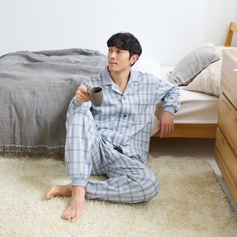 極暖 パジャマ まるで魔法瓶 長袖長パンツ【送料無料】 SG4295 E1