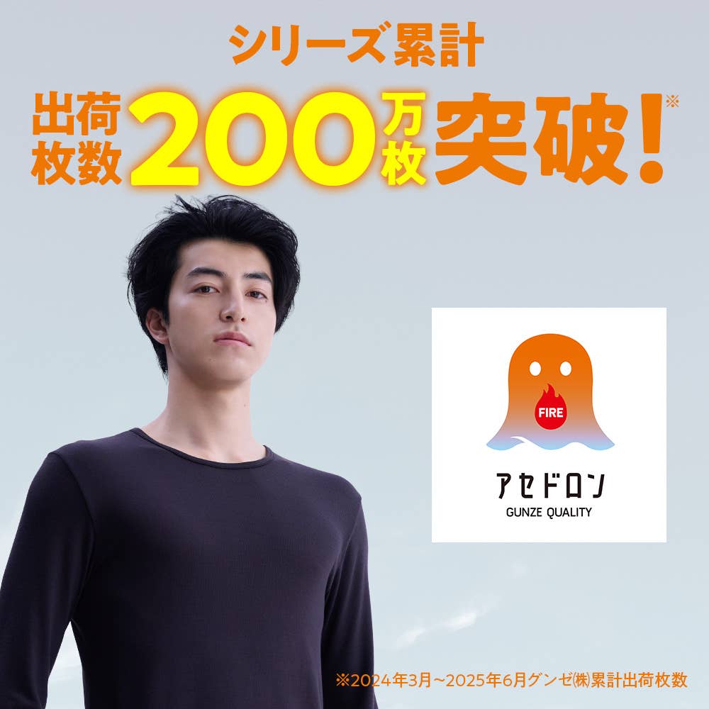 【ファイヤーアセドロン】 湿気を熱に変える 重ね布付 ルームウェア 長袖長パンツ【送料無料】 SG4564 E1