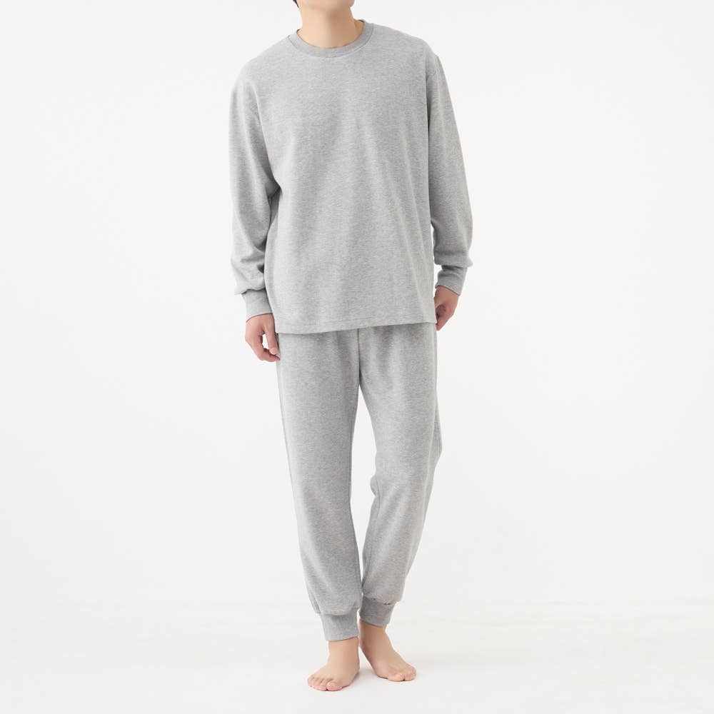 【ファイヤーアセドロン】 湿気を熱に変える 重ね布付 ルームウェア 長袖長パンツ【送料無料】 SG4564 E16