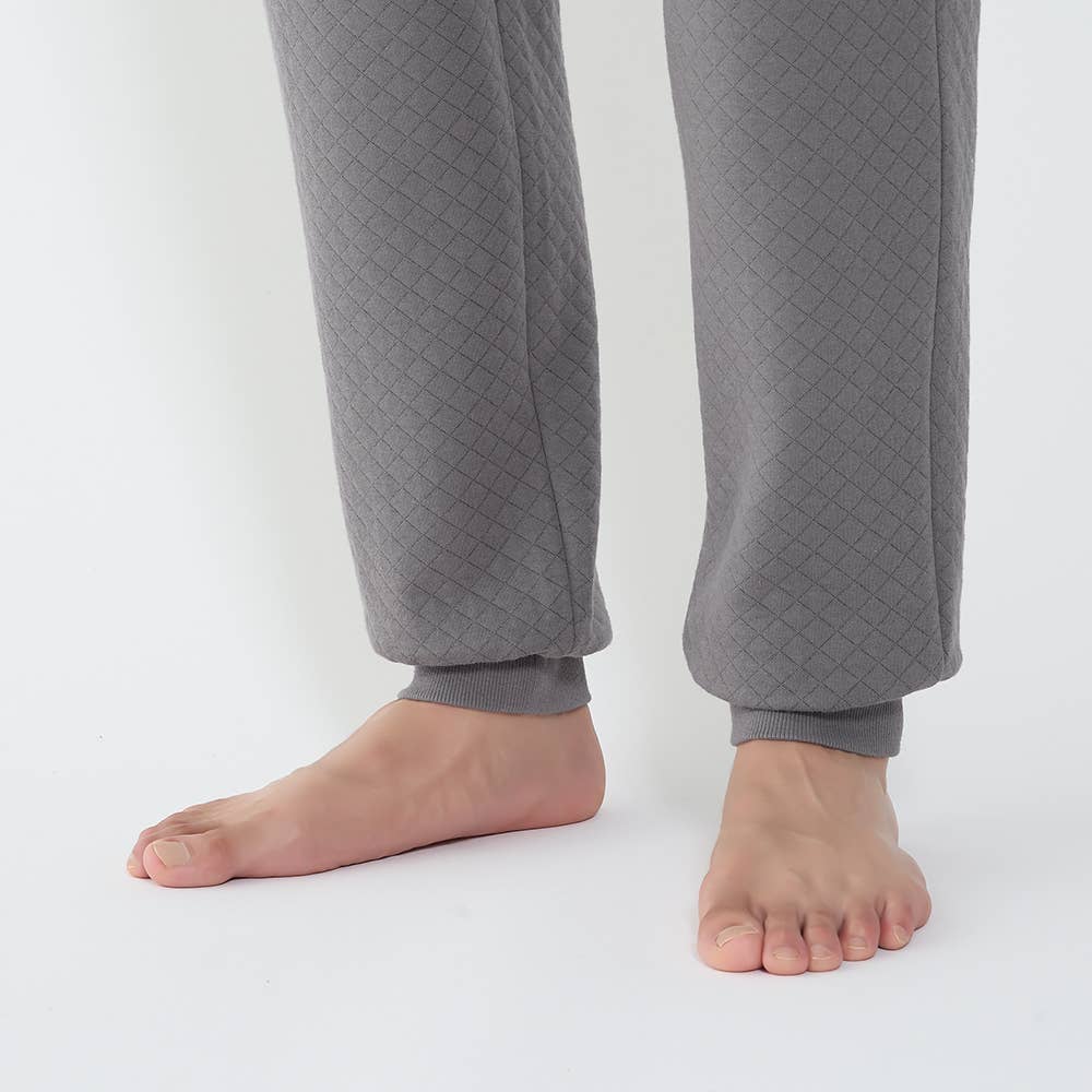 【ファイヤーアセドロン】背中保温 キルト長袖長パンツ ルームウェア【送料無料】 SG4625 E11