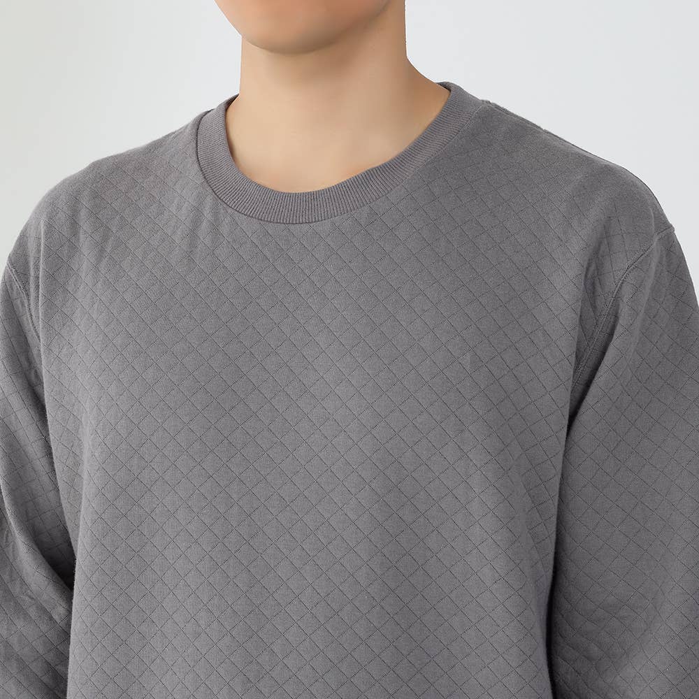 【ファイヤーアセドロン】背中保温 キルト長袖長パンツ ルームウェア【送料無料】 SG4625 E9