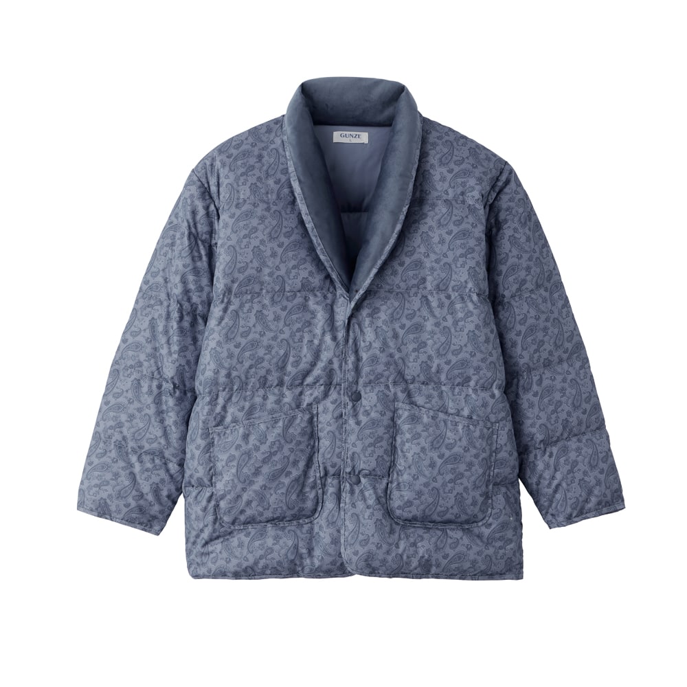 ルームウェア・パジャマ papier Verybrain jacket pale blue KID BLUE パジャマ ルームウェア キッドブルー -24シアー
