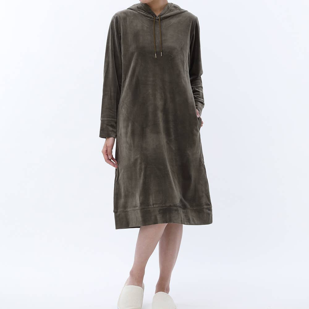 長袖フード付きワンピース レディース Tc レディース