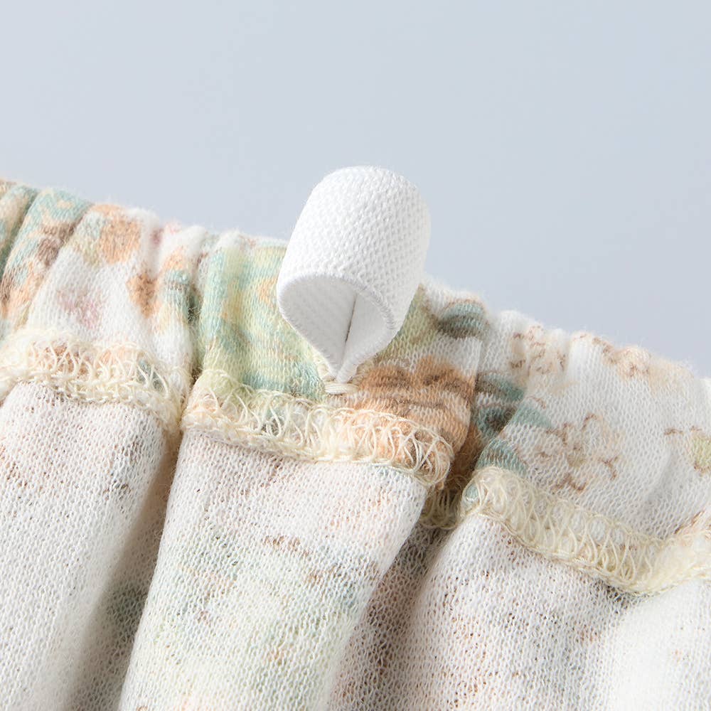 【WARM PLUS・背中保温】 ソフトキルト 長袖長パンツ テーラード パジャマ TG4005EC E4