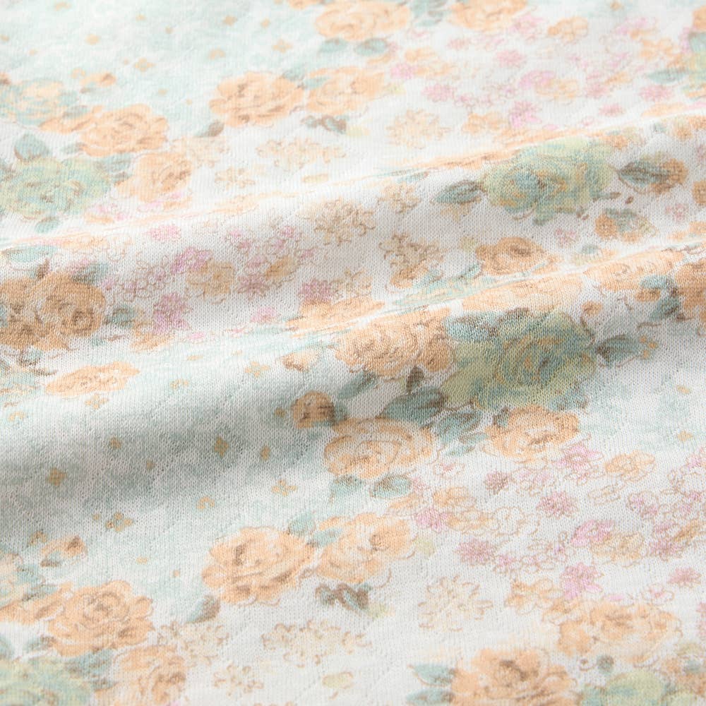 【WARM PLUS・背中保温】 ソフトキルト 長袖長パンツ テーラード パジャマ TG4005EC E5