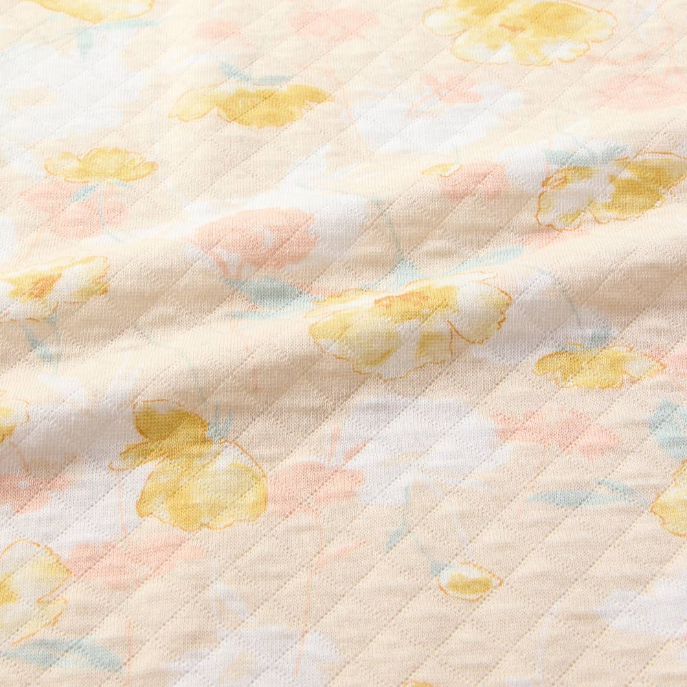 【綿混】ダイヤキルト 長袖長パンツ フェミニンパジャマ TG4145EC E5