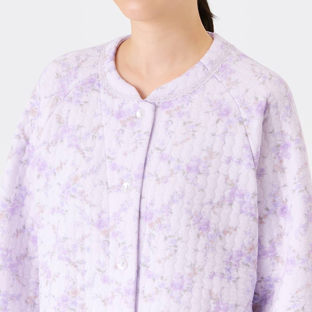 【極暖】スーパーバルキー 長袖長パンツ ノーカラーパジャマ【送料無料】 TG4255 E2