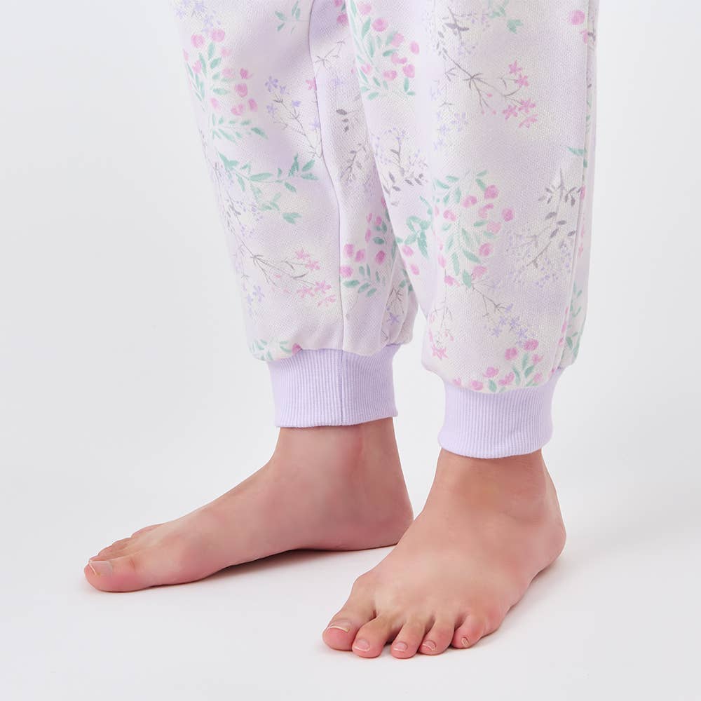 【極暖・まるで魔法瓶】裏起毛 長袖長パンツ パジャマ【送料無料】 TG4275EC E5