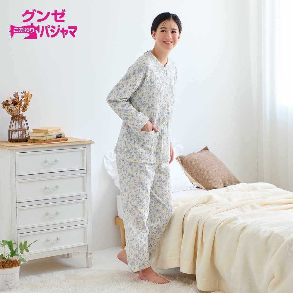 【プチサイズ】ウルトラバルキー 長袖長パンツ ノーカラーパジャマ【送料無料】