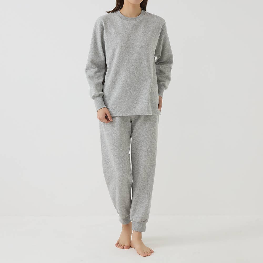 【ファイヤーアセドロン】 湿気を熱に変える 重ね布付きルームウェア 長袖長パンツ TG4574 E15