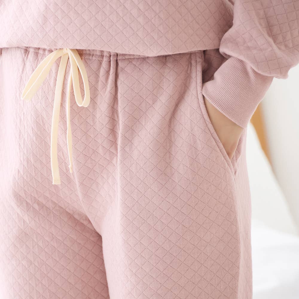 【ファイヤーアセドロン】ダイヤキルト 長袖長パンツ ルームウェア【送料無料】 TG4625 E12