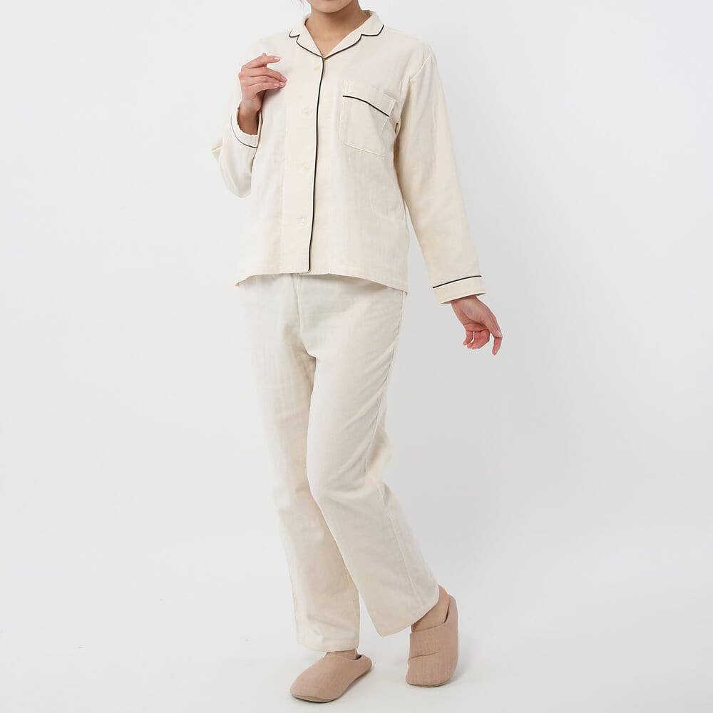 ナチュラルハーブ オーガニックコットン 直営店限定 レディース長袖長パンツ 送料無料 Th4186 レディース