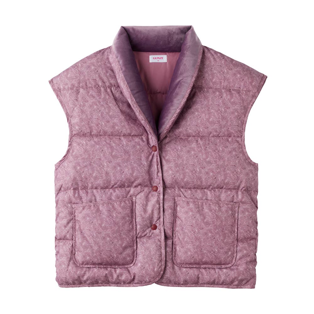 【羽織物】羽毛ベスト TK4475EC ピンク