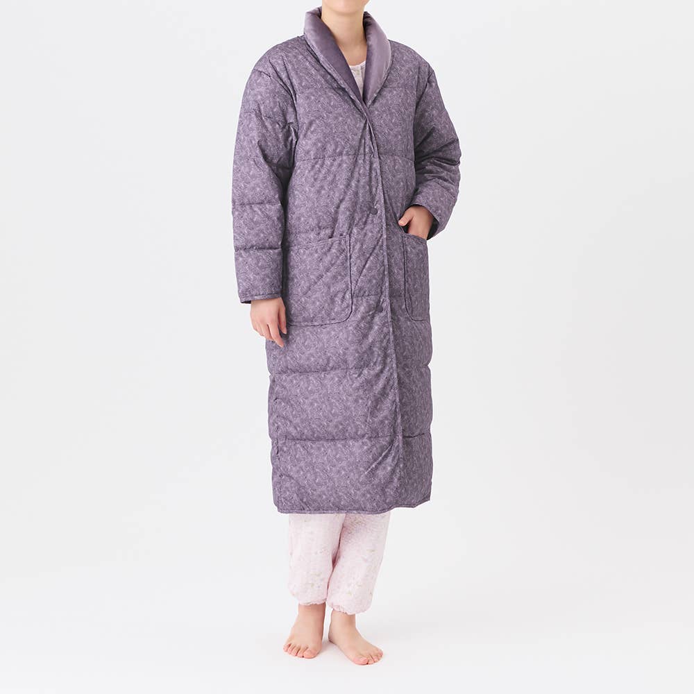 【羽織物】羽毛ガウン【送料無料】 TK4495EC パープル