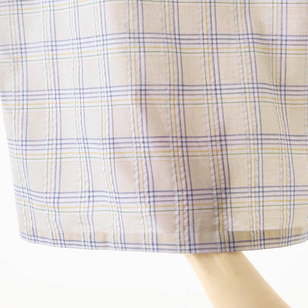 【珪藻土入り・吸汗速乾】綿混サッカー 長袖長パンツ パジャマ TP2206 E3