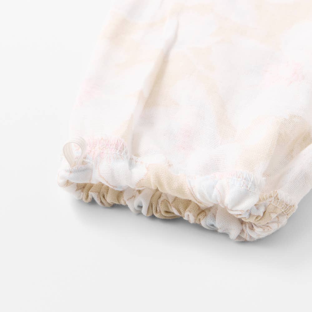 【京都捺染】綿100% ダブルガーゼ 長袖長パンツ パジャマ【送料無料】 TP2236 E2