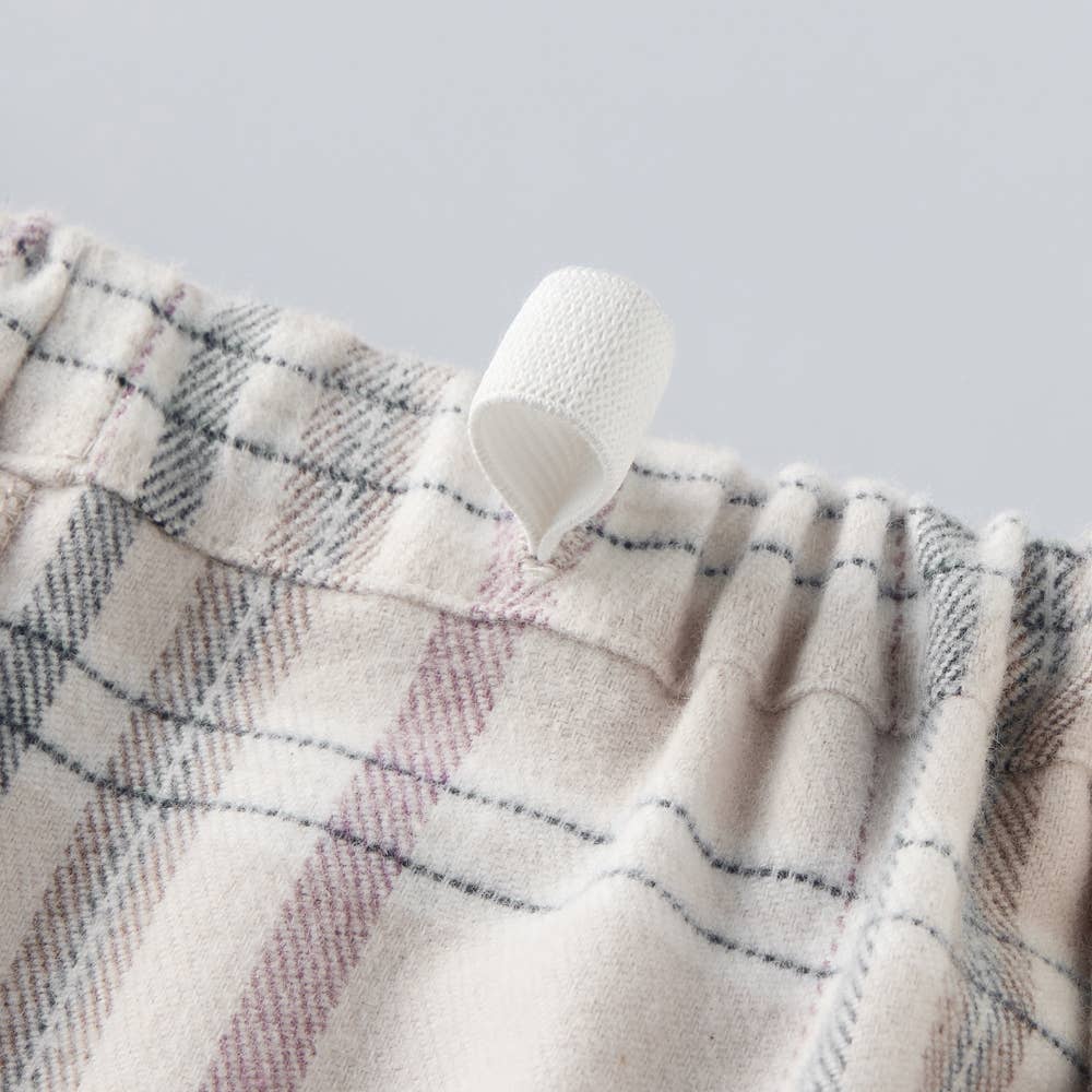 脇縫い目無し パジャマ ネル起毛 長袖長パンツ【送料無料】 TP4084 E5