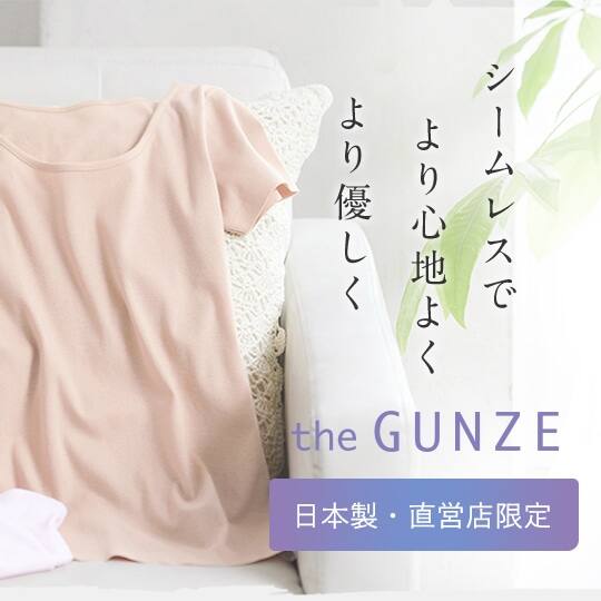 the GUNZE 冬の綿