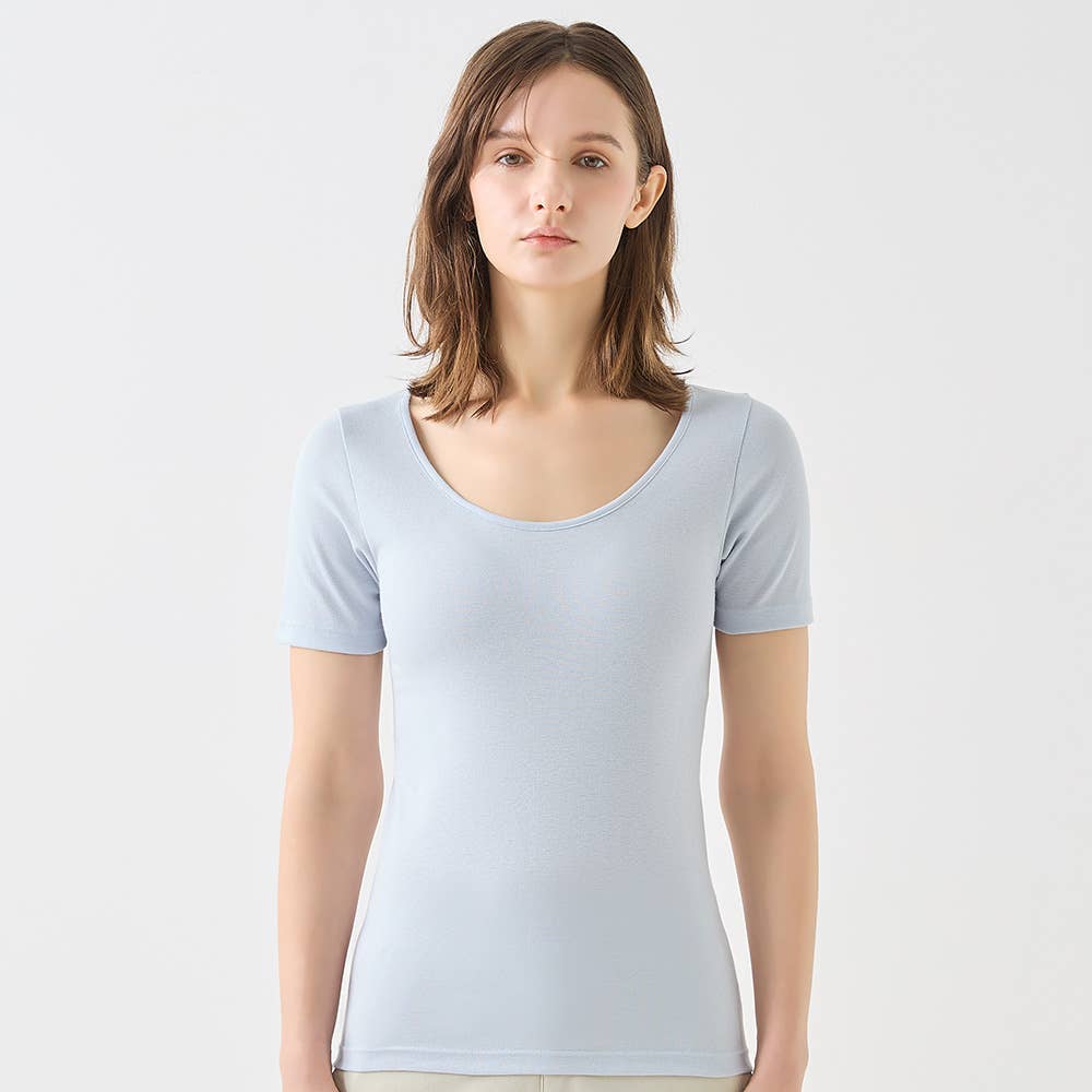 【綿100%】半袖インナー