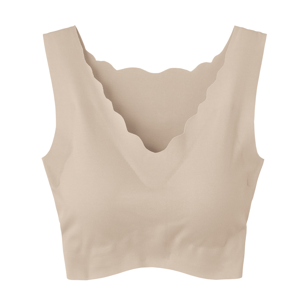 【完全無縫製】ハーフトップ