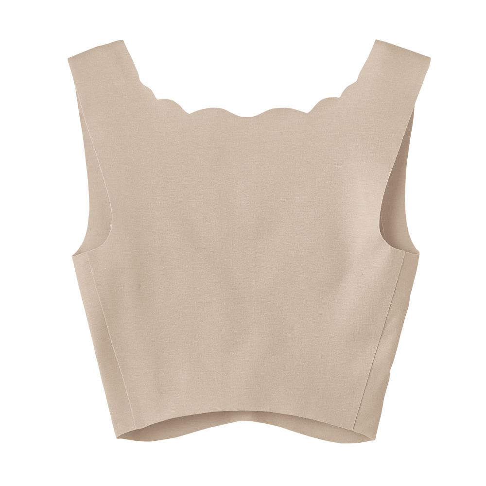 【完全無縫製】ハーフトップ