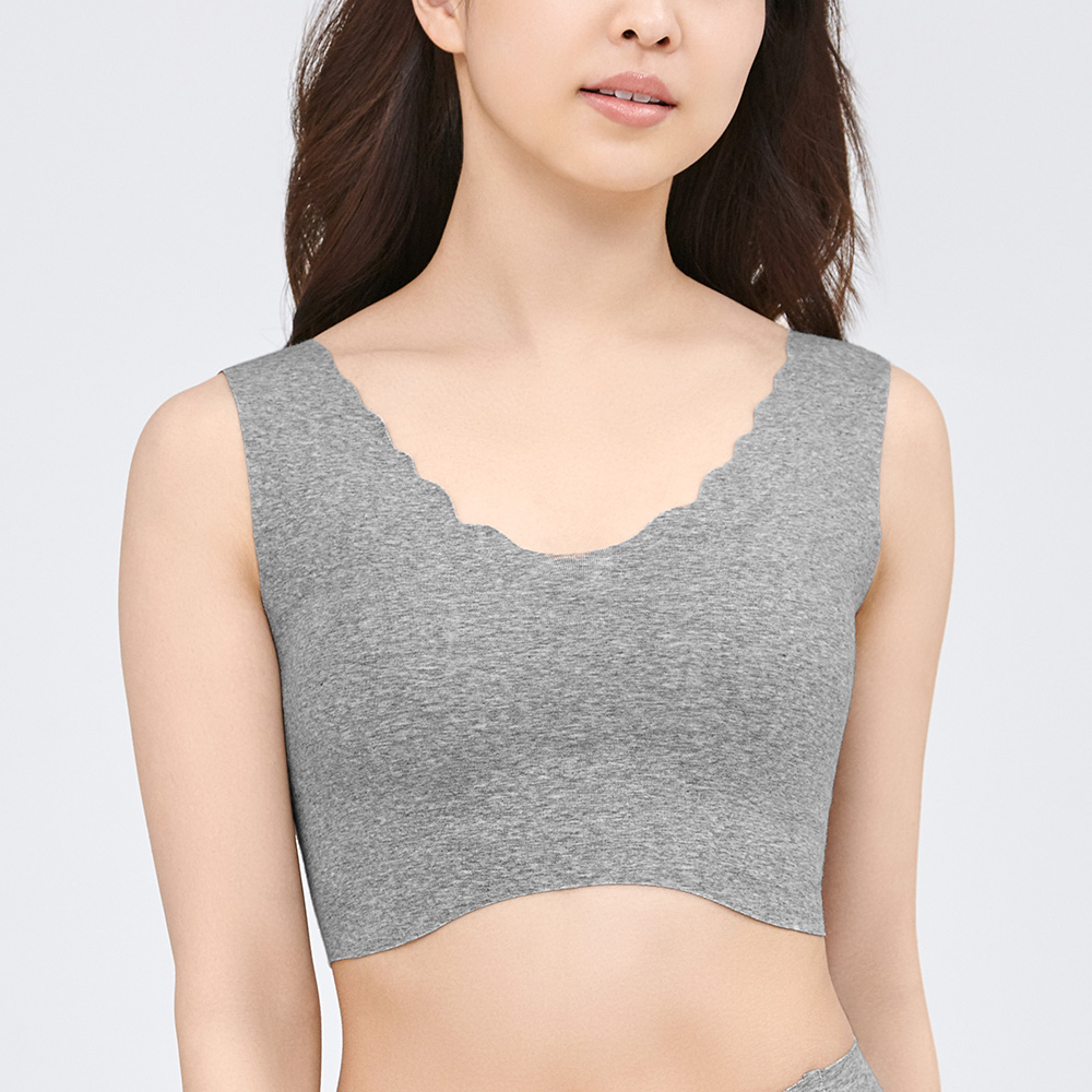 【完全無縫製】ハーフトップ