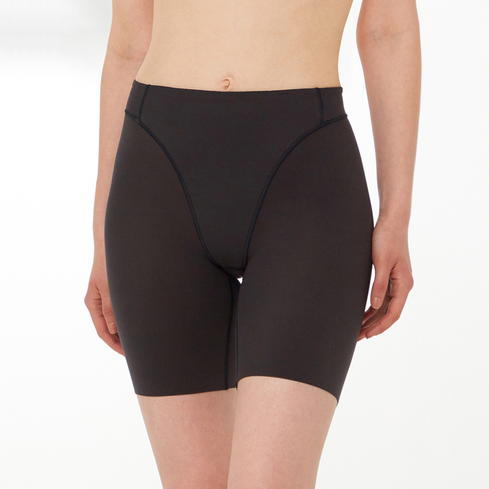 【Fitte(肌側綿100%)】ロングガードル