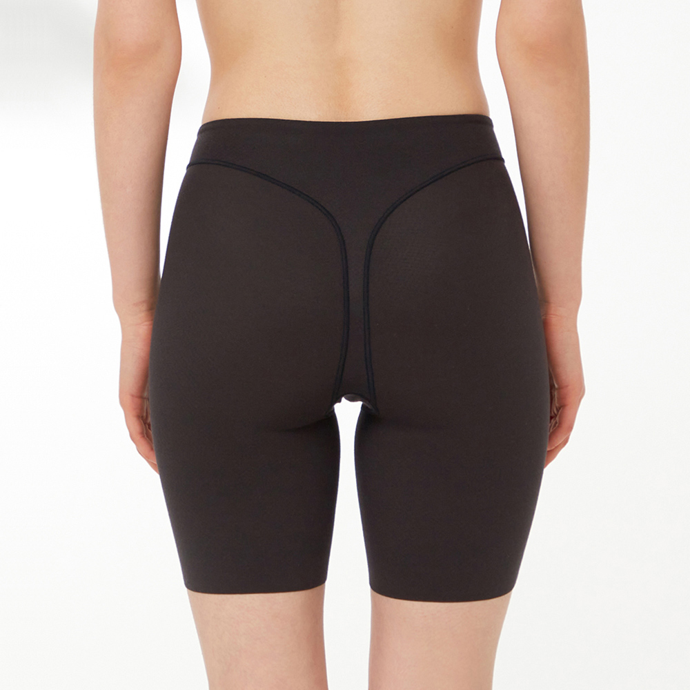 【Fitte(肌側綿100%)】ロングガードル