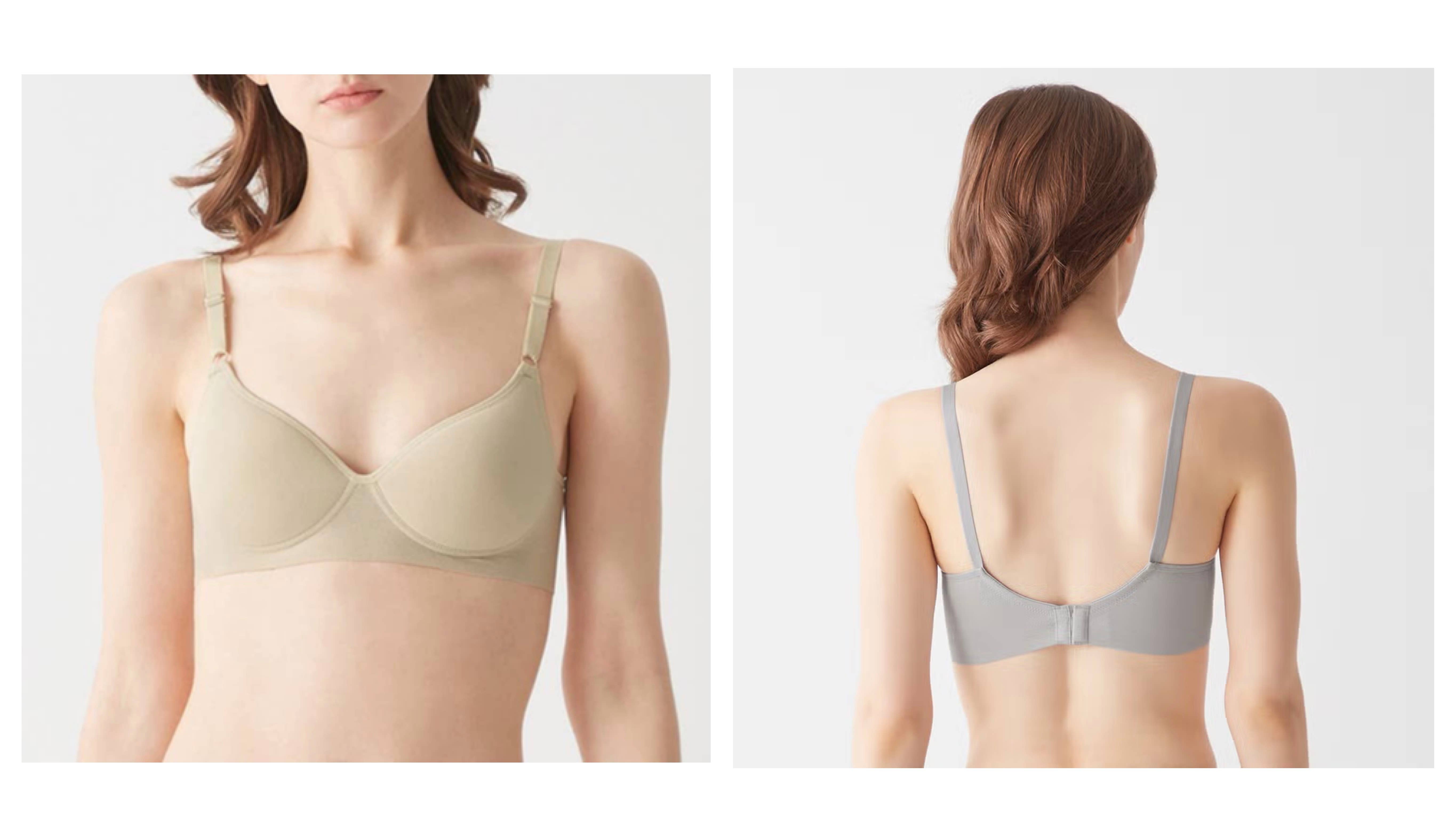 KIREILABO(キレイラボ)【Fitte(肌側綿100%)】ノンワイヤーブラジャー<KB4092P>