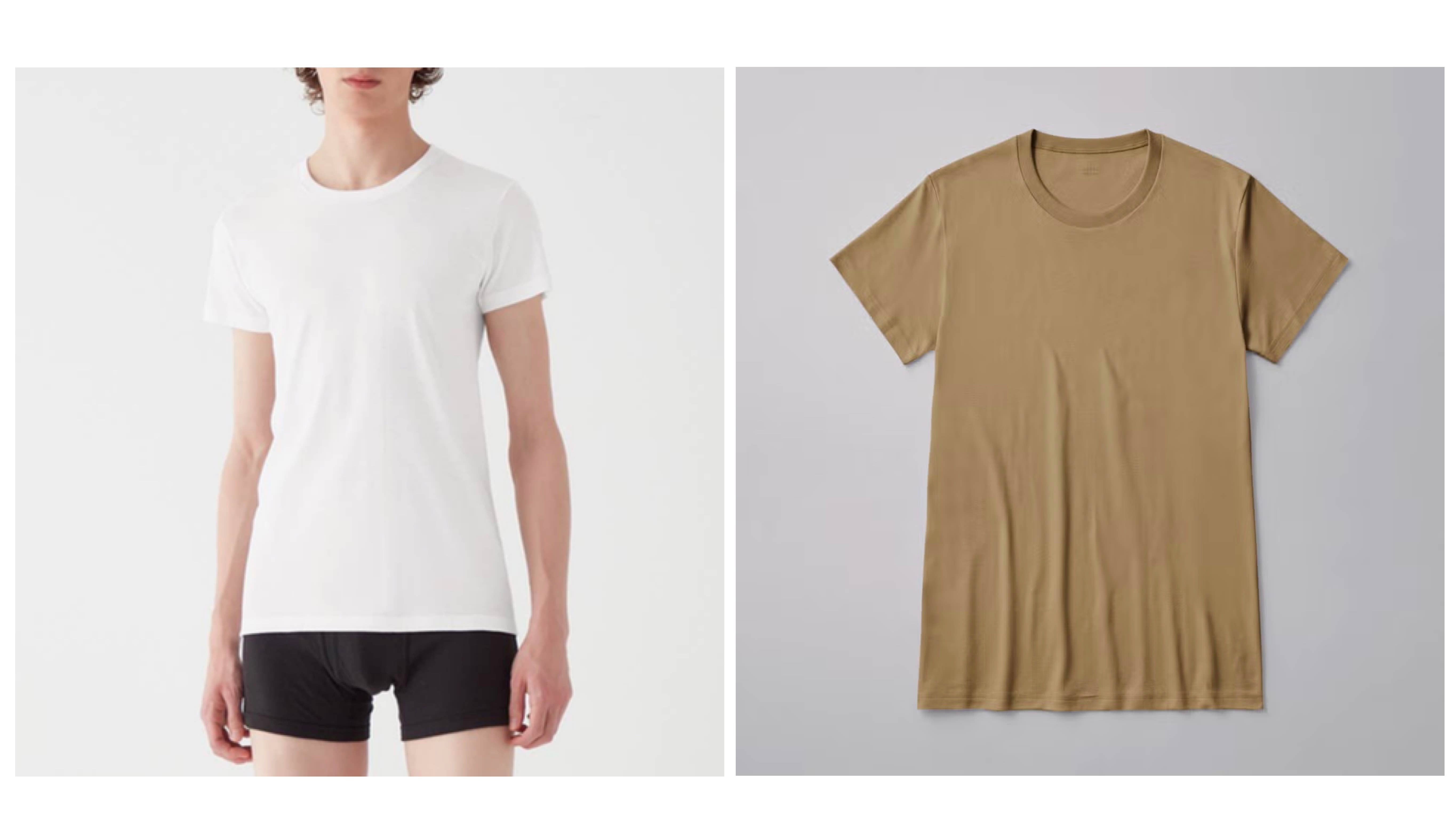 the GUNZE(ザ グンゼ)【綿100%】クルーネックTシャツ<CK8313>