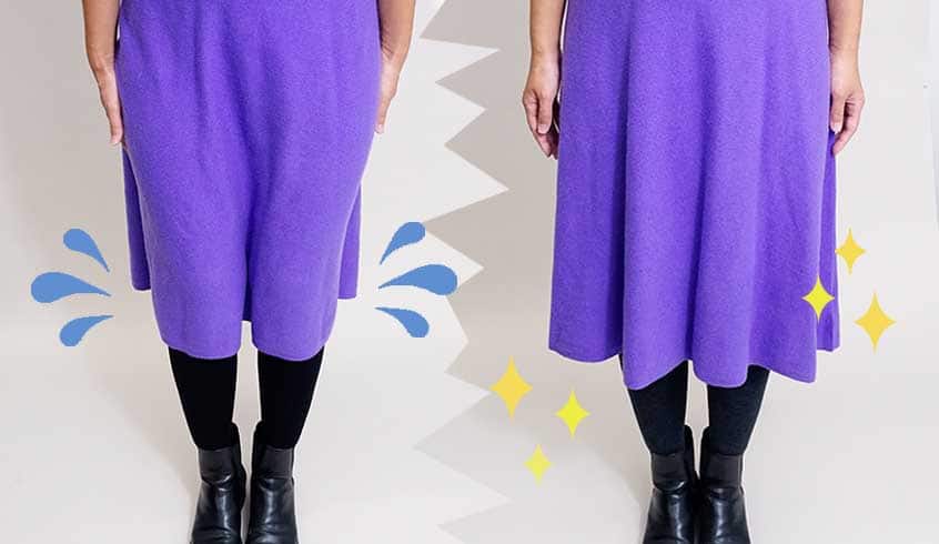 【静電気対策】スカートがタイツにまとわりつくのを防ぐには？