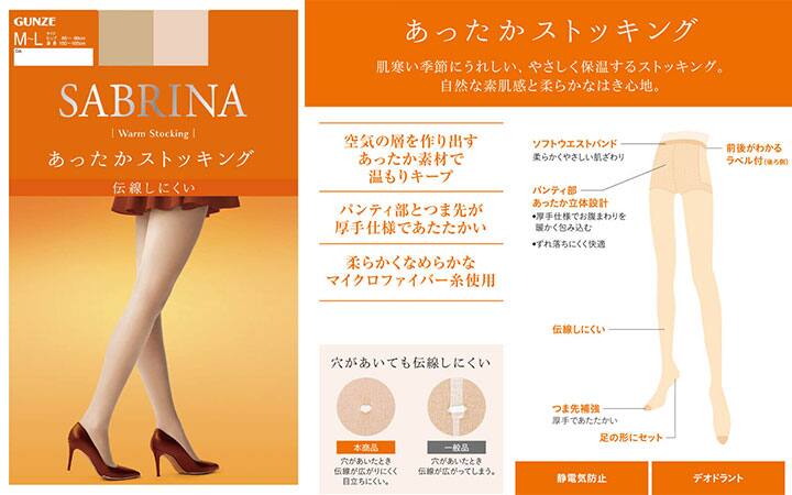 SABRINA(サブリナ) あったかストッキング <SB440M>