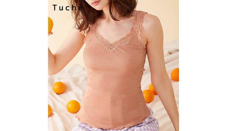 Tuché 【COTTON LACY】タンクトップ(レディース)