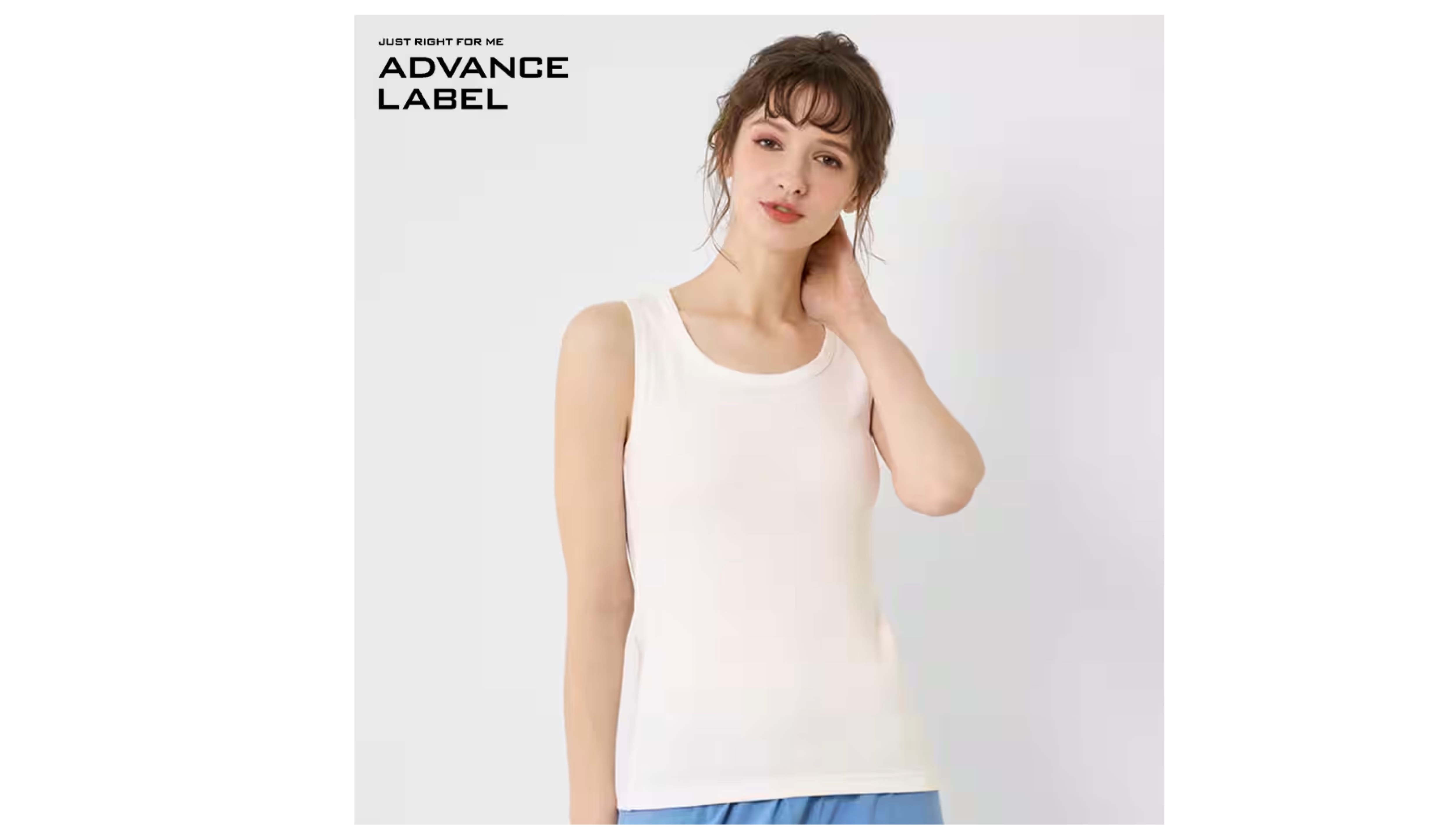 ADVANCE LABEL（アドバンスレーベル）リブタンクトップ<MA4653>