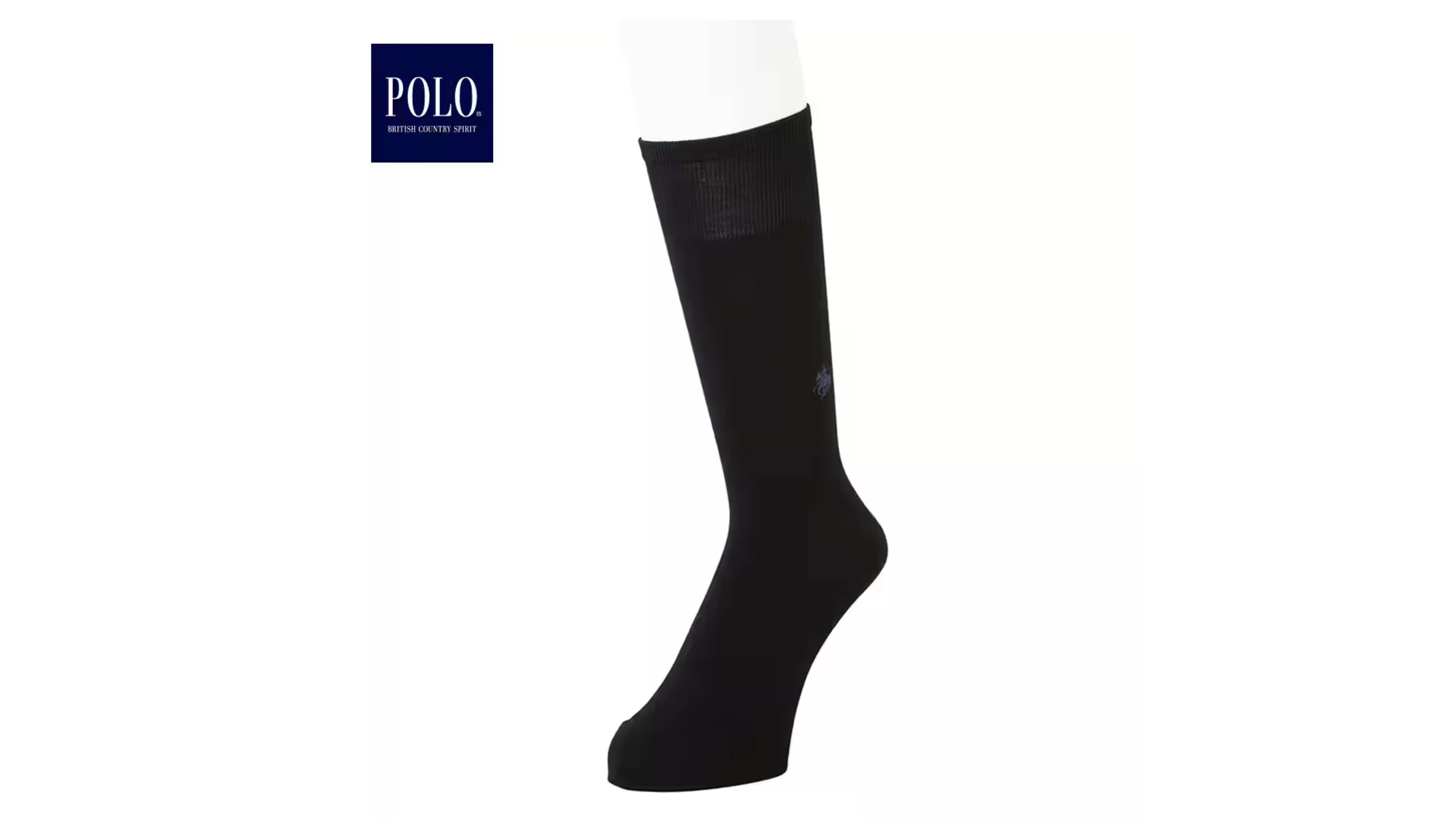 POLO 【綿シルケット】ワンポイントソックス