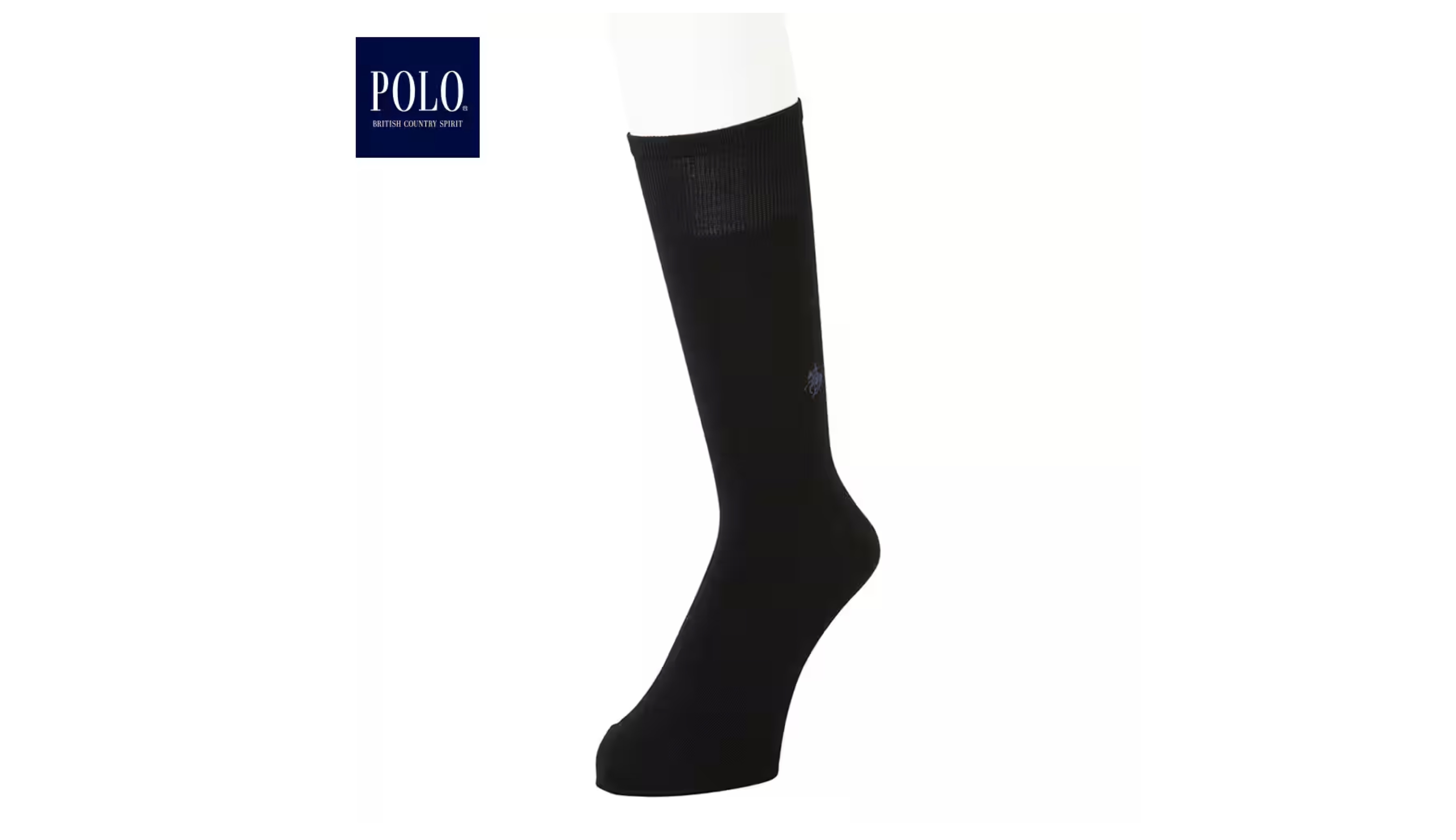 POLO 【綿シルケット】ワンポイントソックス
