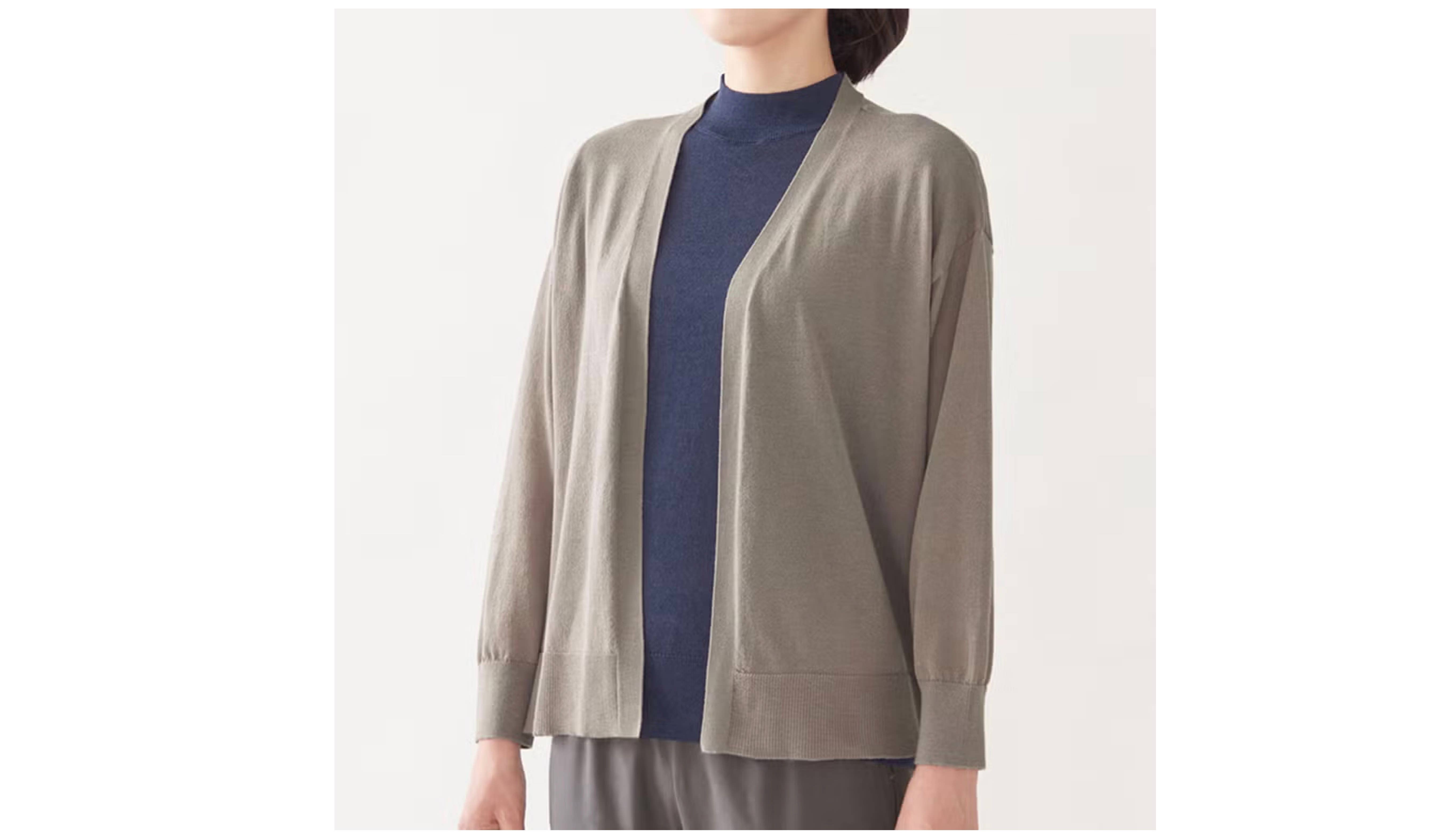 FOOT GALLERY(フットギャラリー)レーヨン混カーディガン<FTT132>