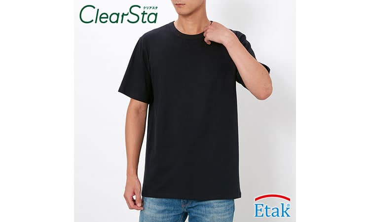 ClearSta(クリアスタ)持続抗菌・抗ウイルスEtak®シリーズTシャツ