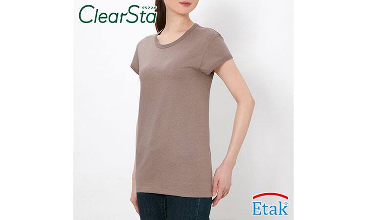 ClearSta（クリアスタ）持続抗菌・抗ウイルスEtak®シリーズTシャツ