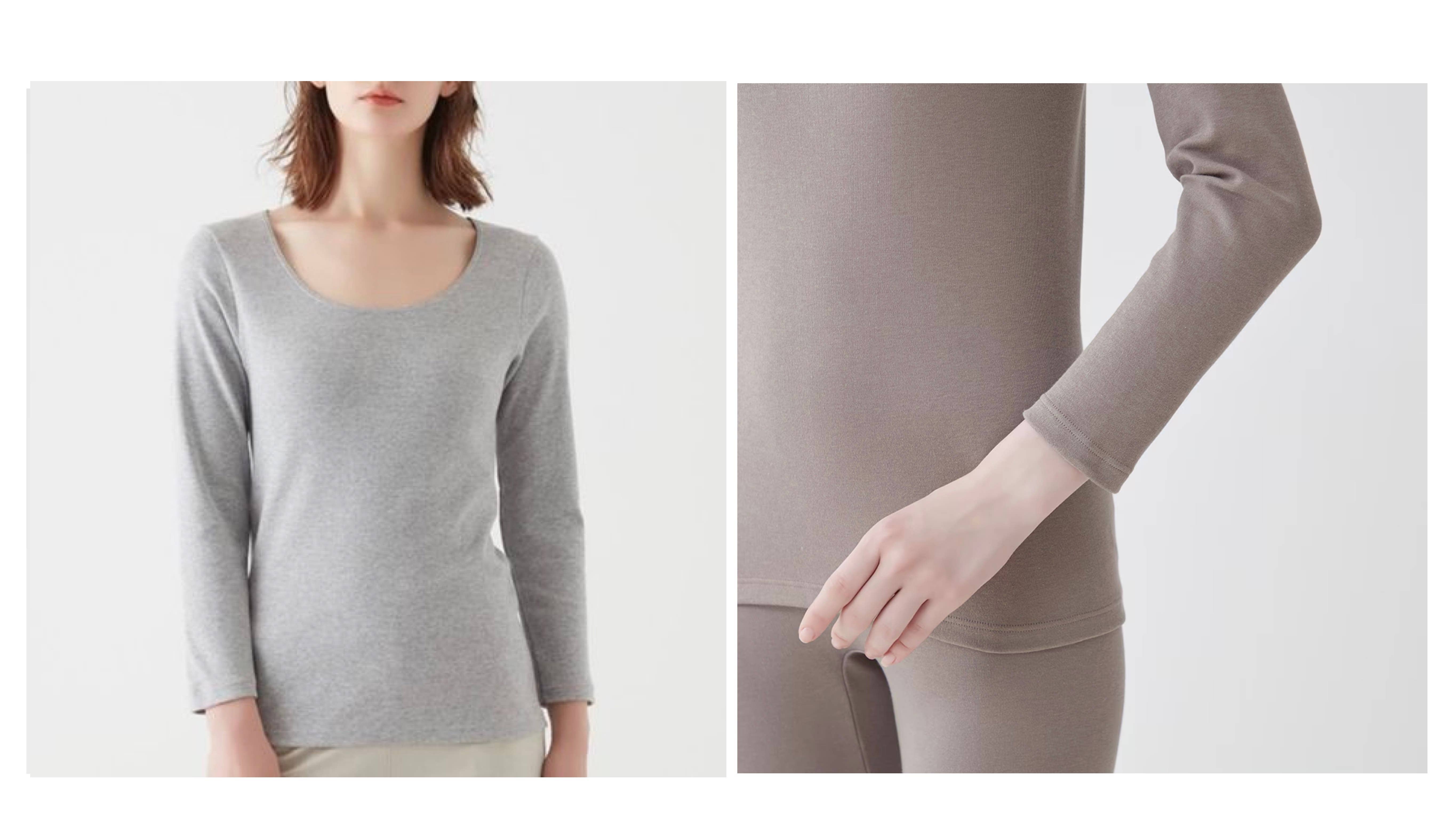 the GUNZE（ザグンゼ）【冬の綿100%】8分袖インナー