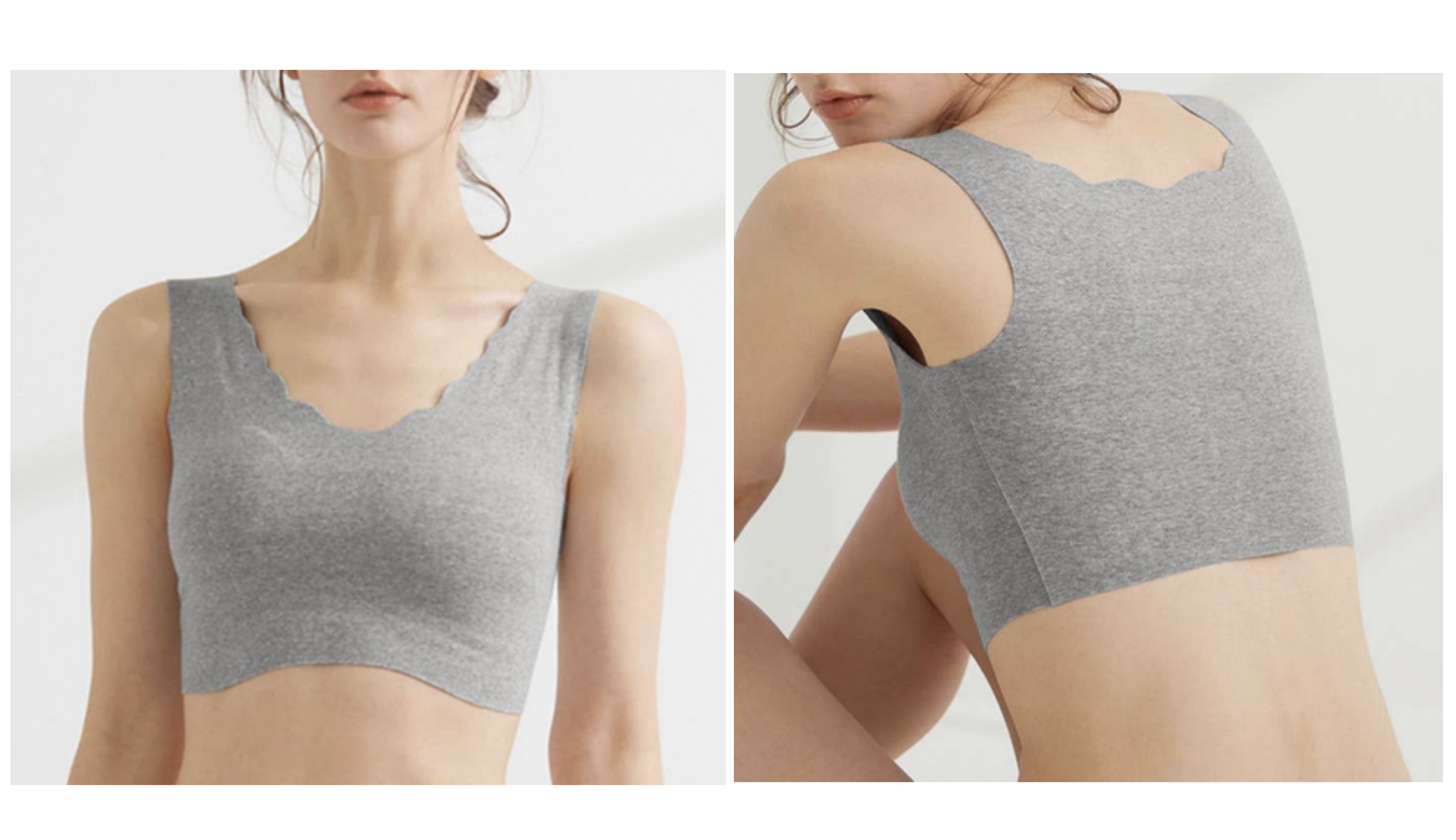 KIREILABO(キレイラボ)【完全無縫製】ハーフトップブラ<KL2055A>