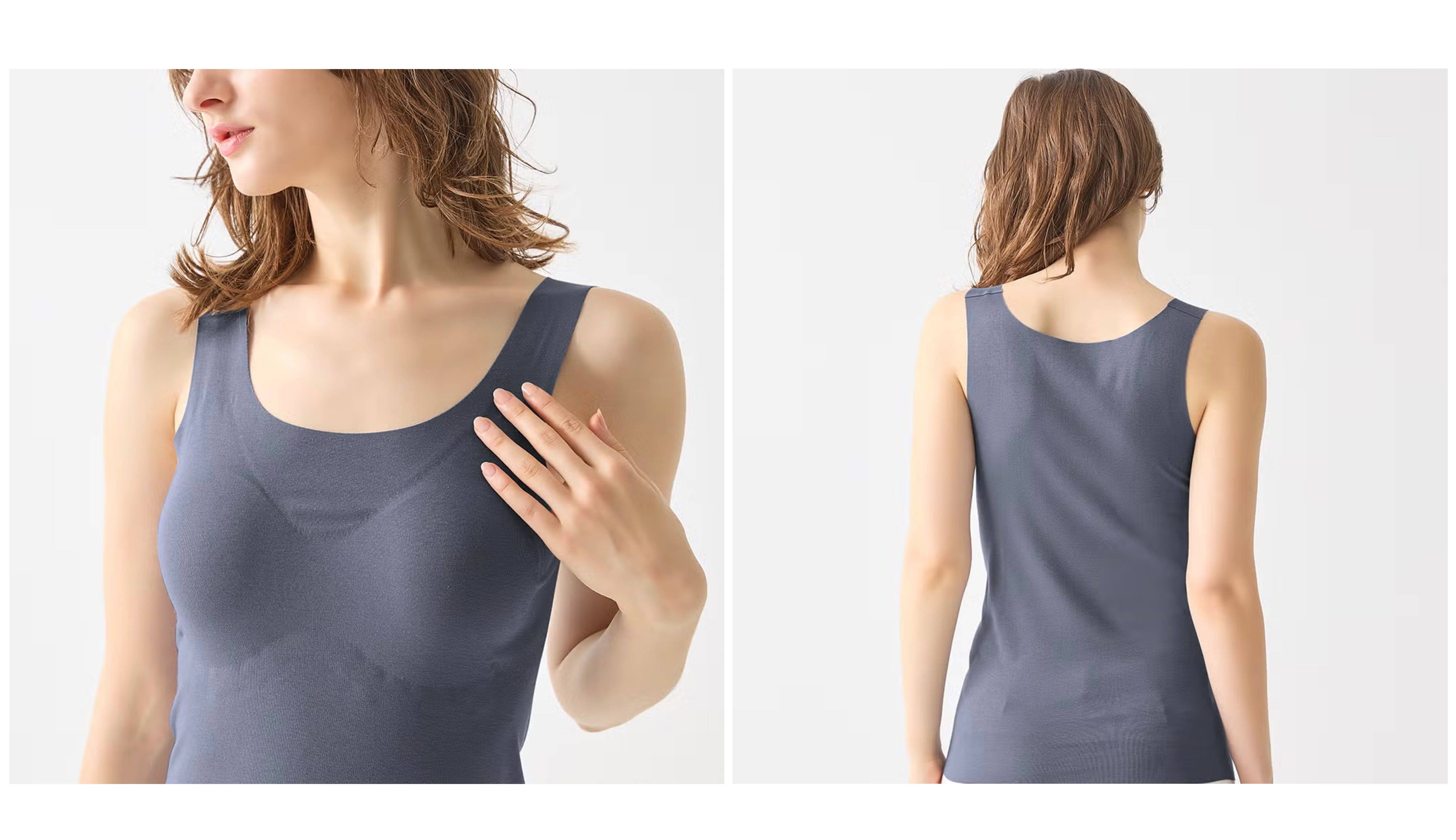 KIREILABO(キレイラボ)【完全無縫製】カップ付きタンクトップ<KB2058B>