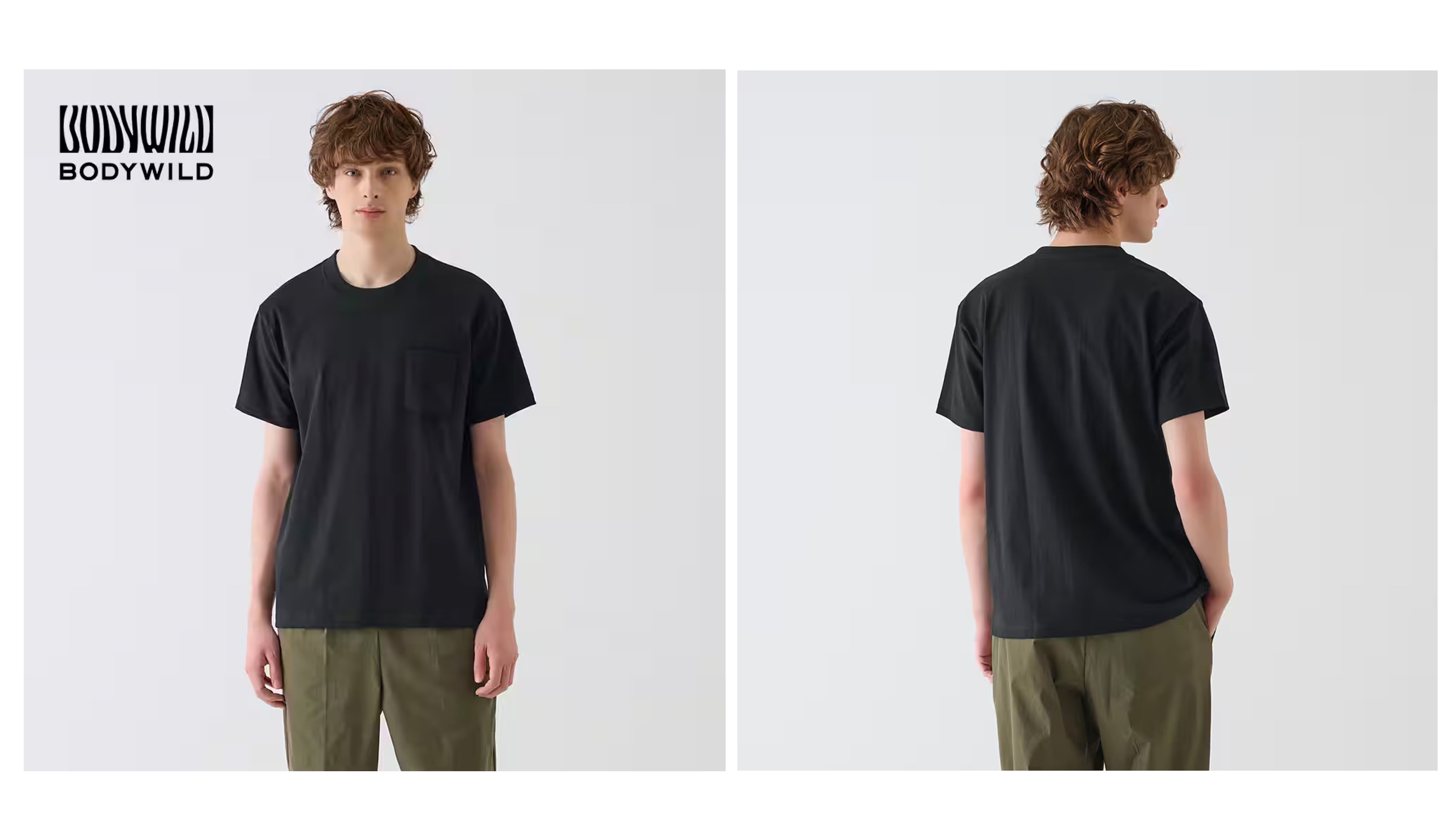 BODY WILD(ボディワイルド)ヘビーウェイトＴシャツ（ポケット付）<BW1914>