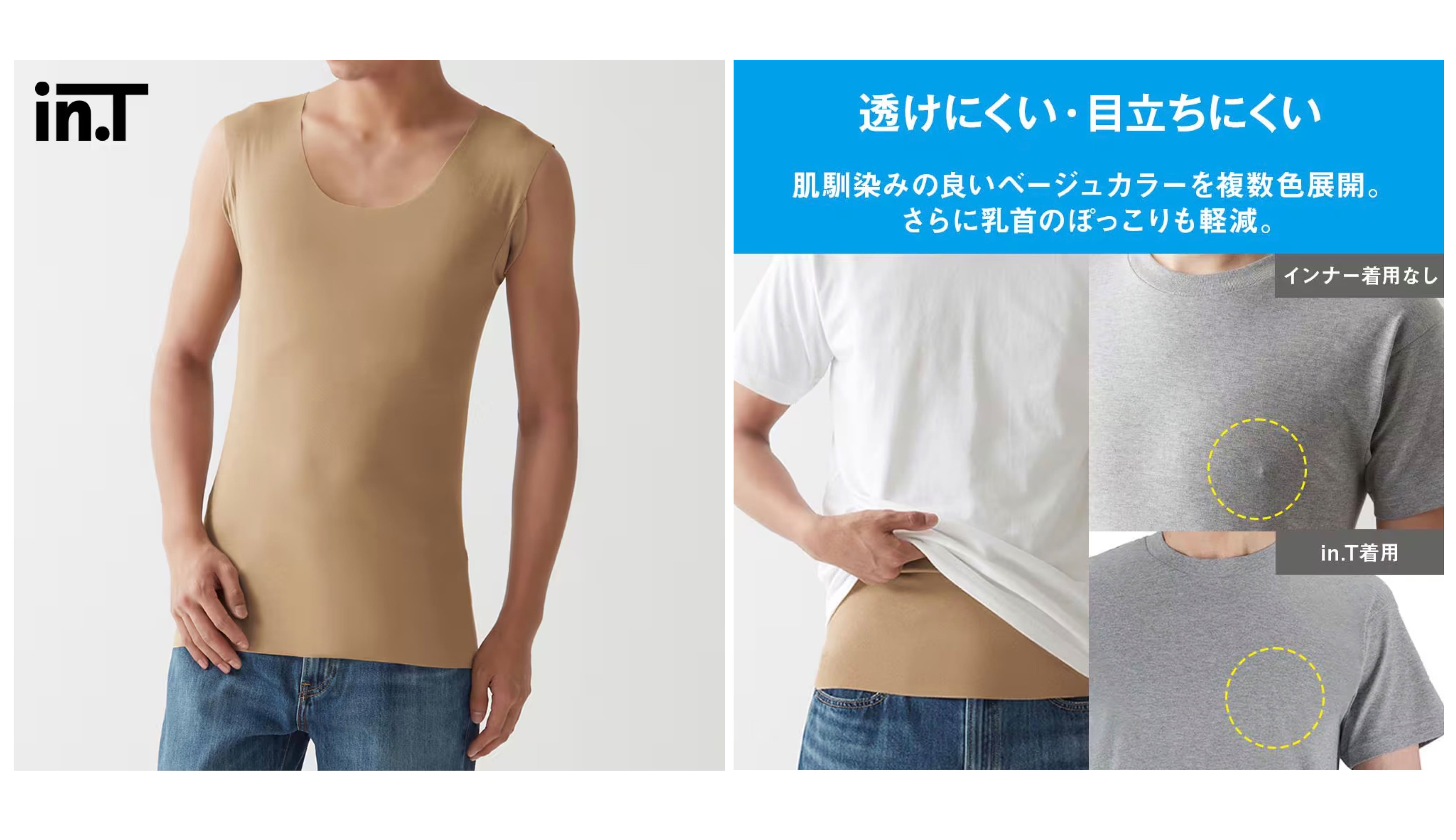 YG(ワイジー)【Ｔシャツ専用】袖なし・汗取りパッド付きスリーブレス<YV2618P>
